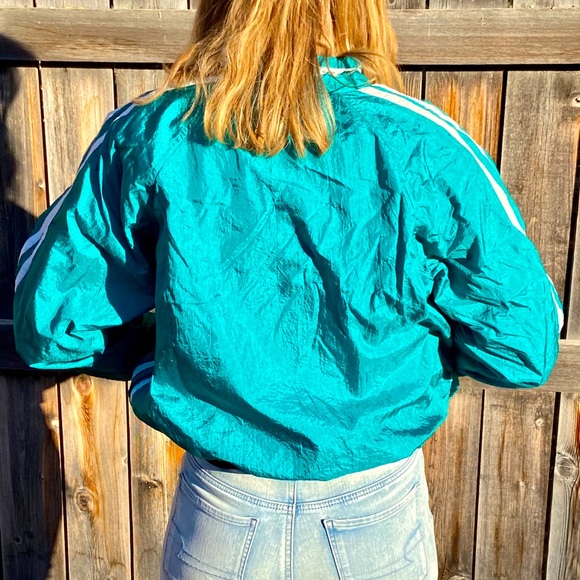 1980s Vintage Tracksuit Top Windbreaker - Picture 4 of 4